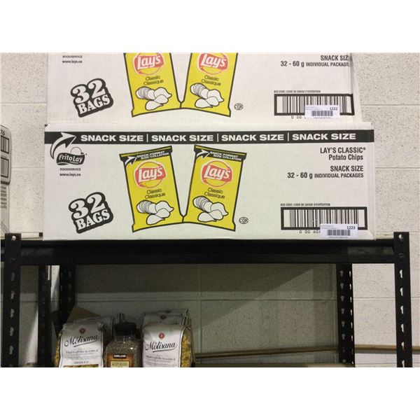 Case of Lays Classic Potato Chips (32 x 60g)Â 