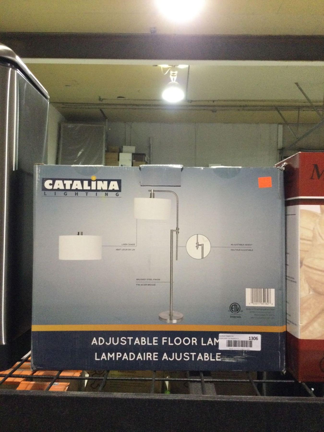 Catalina Lighting Adjustable Floor Lamp (67in Height)
