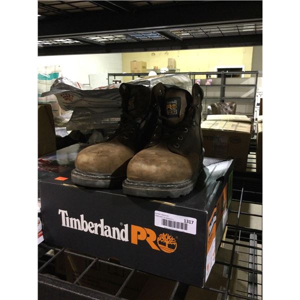 Timberland ProÂ  Mens 6in Steel Safety Toe Boots Size 9.5Â 
