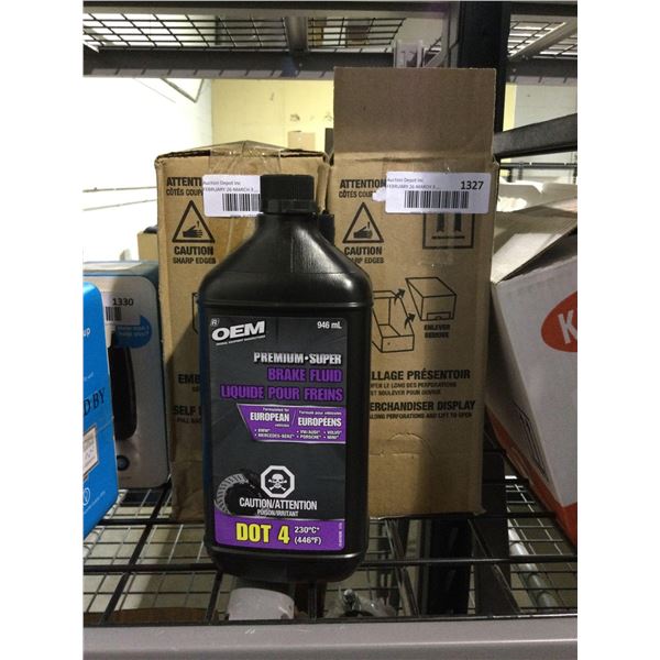 Case of OEM Premium Brake Fluid Dot 4 (6 x 946mL)