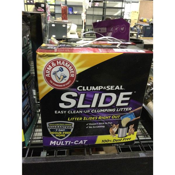 Arm and Hammer Clump and Seal SlideÂ Clumping Cat Litter (6.35kg)