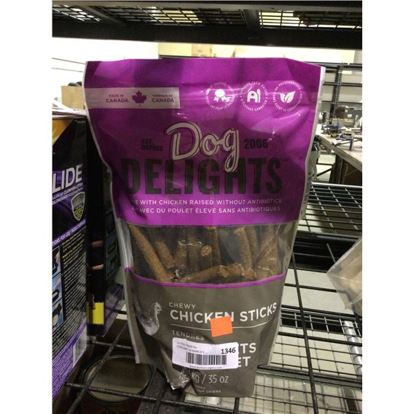 Dog Delights Chewy Chicken Sticks (35oz)Â 