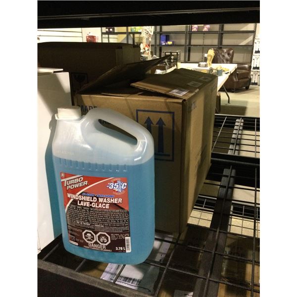 Case of Assorted All Season Windshield Washer Fluid (4 x 3.78L)