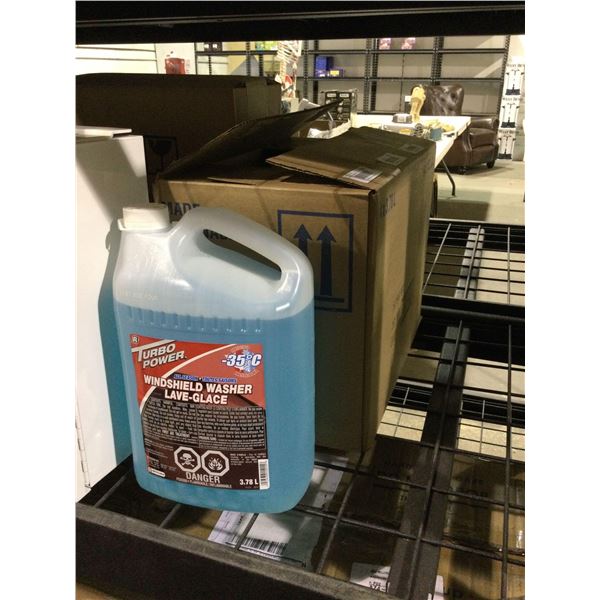 Case of Assorted All Season Windshield Washer Fluid (4 x 3.78L)