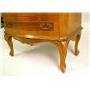 Image 4 : A LOUIS XV STYLE MAHOGANY VENEERED AND INLAID SEMAINIER