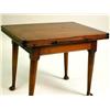 Image 2 : A QUEEN ANNE STYLE MAHOGANIZED DIMINUTIVE DRAW-LEAF TABLE