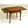 Image 4 : A QUEEN ANNE STYLE MAHOGANIZED DIMINUTIVE DRAW-LEAF TABLE