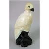 Image 2 : A PAIR OF YELLOW-AND-BLACK-GLAZED CERAMIC BIRD FIGURALS