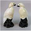 Image 4 : A PAIR OF YELLOW-AND-BLACK-GLAZED CERAMIC BIRD FIGURALS