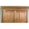 Image 2 : A CARVED AND PANELED PINE WARDROBE
