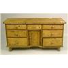 Image 1 : A PROVINCIAL TURNED OAK AND PINE KNEEHOLE DESK