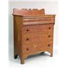 Image 1 : AN EMPIRE GRAIN-PAINTED PINE CHEST OF DRAWERS