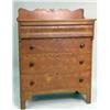 Image 4 : AN EMPIRE GRAIN-PAINTED PINE CHEST OF DRAWERS