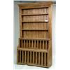 Image 1 : A PROVINCIAL PINE STEP-BACK CUPBOARD