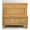 Image 4 : A PANELED PINE MULE CHEST ON FRAME