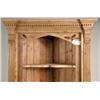 Image 2 : A CARVED PINE CORNER CUPBOARD