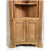 Image 3 : A CARVED PINE CORNER CUPBOARD