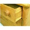 Image 4 : A ROUGH HEWN PINE CHEST OF DRAWERS
