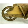 Image 3 : A PINE AND IRON WHEELBARROW