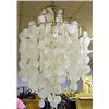 Image 1 : A MODERN ABALONE SHELL CHANDELIER