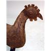 Image 3 : A FOLKY METAL ROOSTER SCULPTURE