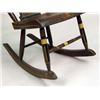Image 3 : AN EMPIRE PAINT-DECORATED POPLAR CHILD`S ROCKING CHAIR