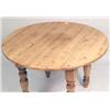 Image 2 : A PROVINCIAL PINE CIRCULAR BREAKFRONT TABLE