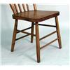 Image 3 : THREE SPINDLE-BACK PLANK SEAT WINDSOR SIDE CHAIRS