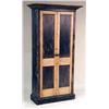 Image 1 : A PART-EBONIZED PANELED PINE JELLY CUPBOARD