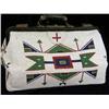 Image 3 : A NATIVE AMERICAN STYLE BEADED LEATHER DOCTOR`S SATCHEL