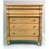 Image 1 : A VICTORIAN TURNED PINE CHEST-ON FRAME