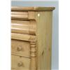 Image 3 : A VICTORIAN TURNED PINE CHEST-ON FRAME