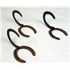 Image 4 : A GROUP OF WELDED HORSESHOE COATHOOKS