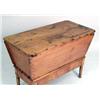 Image 2 : A STAINED PINE DOUGH BOX