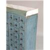 Image 2 : A BLUE AND GREEN PAINTED PINE APOTHECARY CABINET