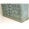 Image 3 : A BLUE AND GREEN PAINTED PINE APOTHECARY CABINET