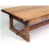 Image 2 : A STAINED AND CARVED PINE DINING TABLE