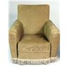 Image 4 : A PAIR OF ART DECO VELVET UPHOLSTERED CLUB CHAIRS