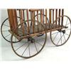 Image 2 : A VICTORIAN METAL AND PINE BABY CARRIAGE