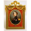 Image 1 : A FRAMED HANDPAINTED PORCELAIN PORTRAIT