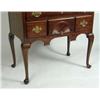 Image 3 : A QUEEN ANNE STYLE CARVED AND FIGURED MAHOGANY HIGH CHEST OF DRAWERS