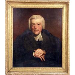 A FRAMED OIL ON CANVAS