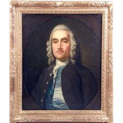 A FRAMED OIL ON CANVAS