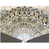 Image 3 : A PAINTED PAPER AND MOTHER OF PEARL FAN IN PRESENTATION FRAME