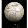 Image 4 : A CARVED BONE TERRESTRIAL GLOBE