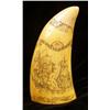 Image 2 : A CARVED SCRIMSHAW TOOTH