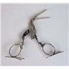 Image 4 : A PAIR OF SILVER STORK-FORM MID-WIFE SCISSORS