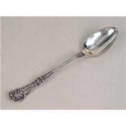 A TIFFANY & CO "ENGLISH KING" PATTERN STERLING SILVER STUFFING SPOON