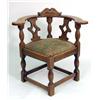 Image 1 : A PROVINCIAL OAK ROUNDABOUT CHAIR