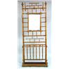 Image 1 : A BAMBOO MIRRORED HALLWAY UMBRELLA AND HAT STAND